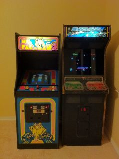 Ms. Pac-Man and Space Duel Side By Side