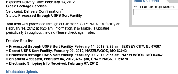 What does “Expected Delivery Date” mean to you, USPS?